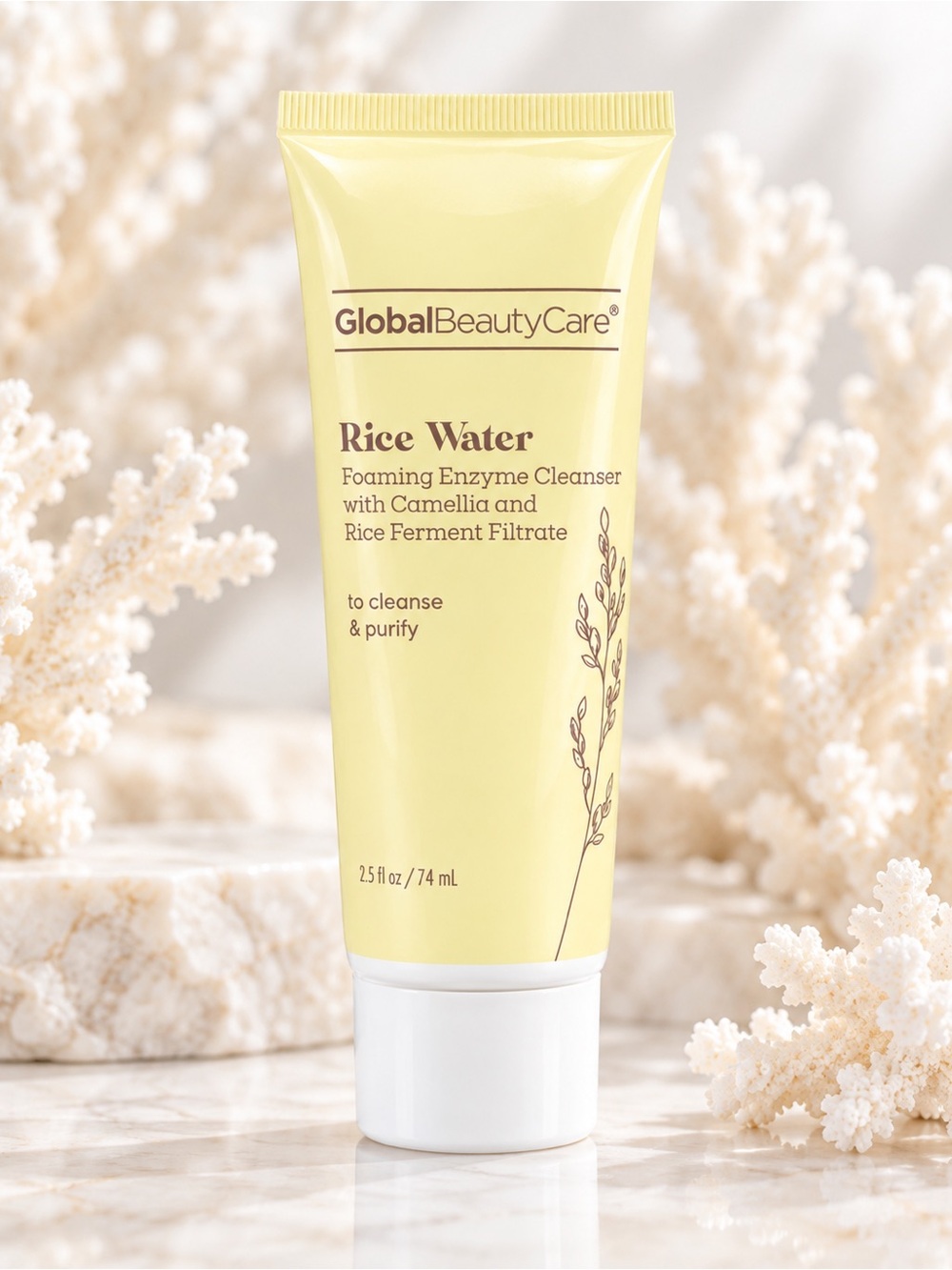 Rice Water Foaming Enzyme Cleanser - Yellow